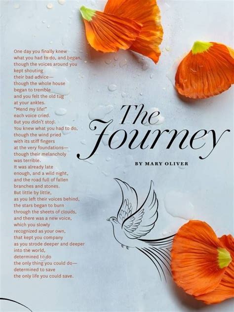 The Journey Mary Oliver Printable